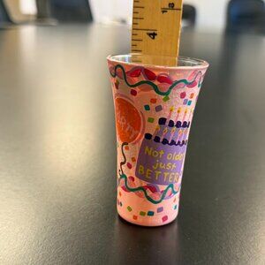 Birthday Shot Glass w/Recipe